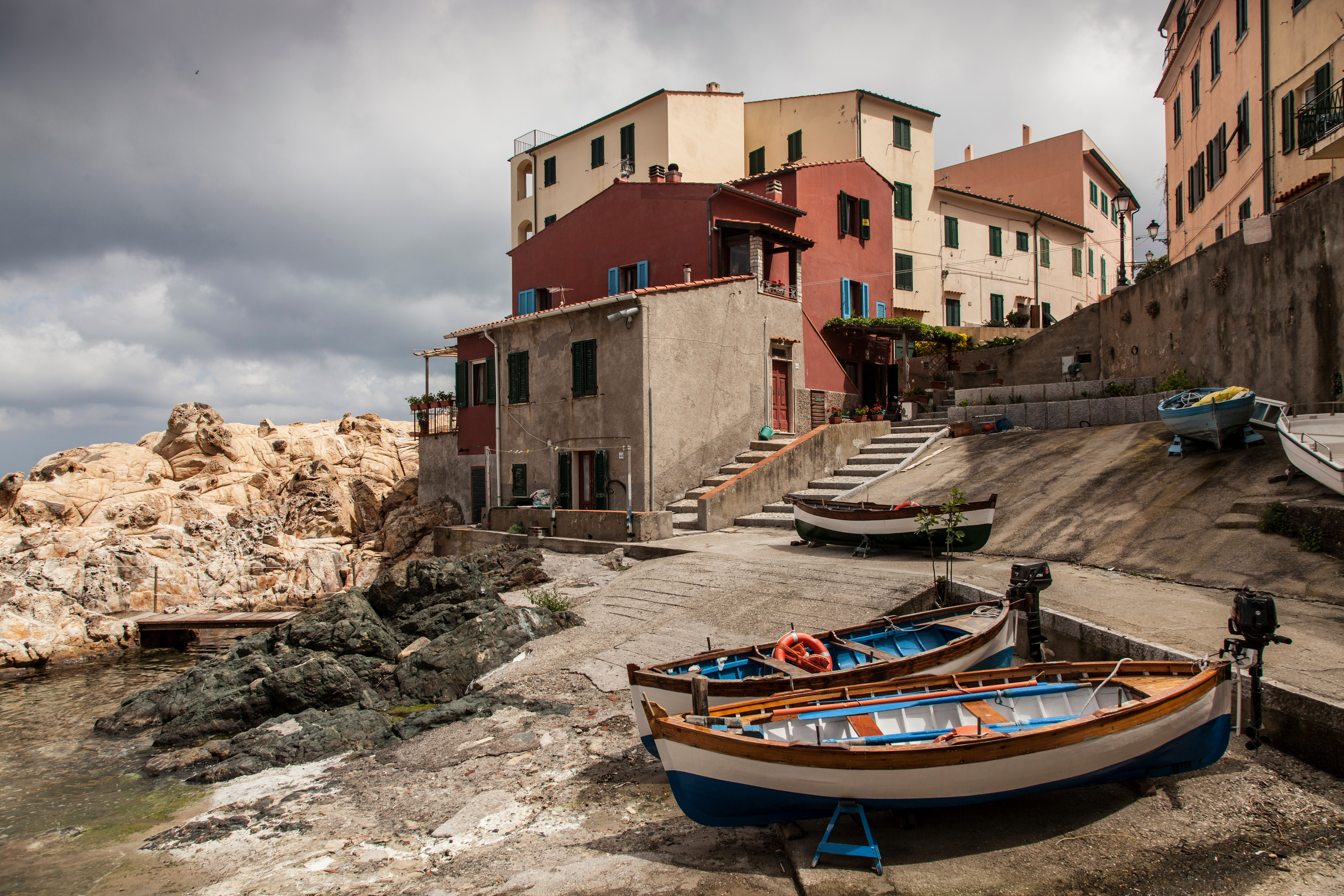 Fishing boats Marciana, Elba Island, Italy